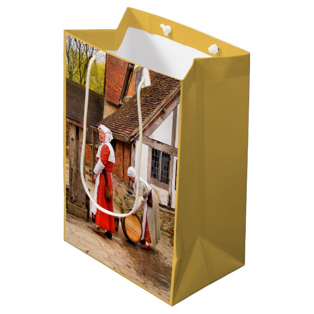SAC CADEAU MOYEN ANCIENNE ANGLETERRE (Devant Angle)