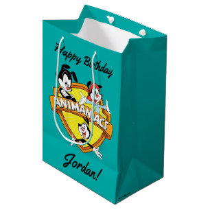 Sac Cadeau Moyen Animaniacs Warner Brothers & Sister WB Shield