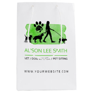 Sac Cadeau Moyen Animaux domestiques / Marcheurs de chiens / Garder