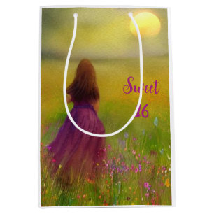 Sac Cadeau Moyen Anniversaire 16 ans