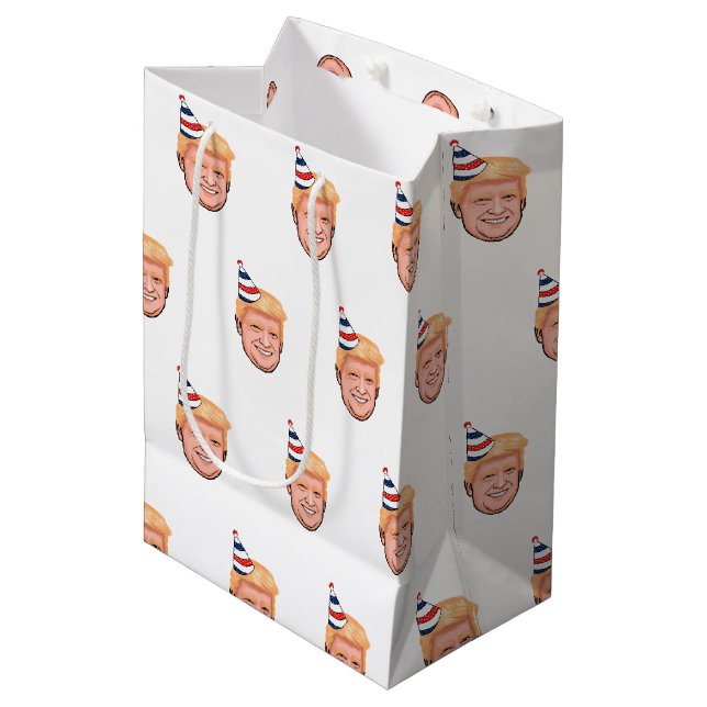 SAC CADEAU MOYEN ANNIVERSAIRE DE DONALD TRUMP (Devant Angle)