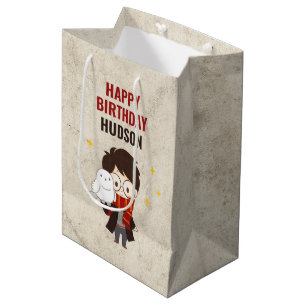 SAC CADEAU MOYEN ANNIVERSAIRE MAGIQUE DES PERSONNAGES HARRY POTTER™