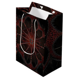 Sac Cadeau Moyen Araignée de Redback Fractal Art,