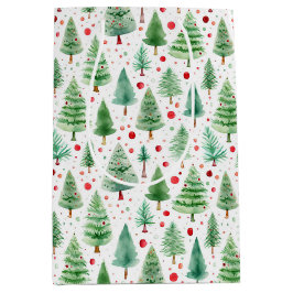 Sac Cadeau Moyen Arbres de Noël