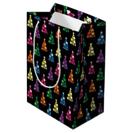 Sac Cadeau Moyen Arbres scintillants