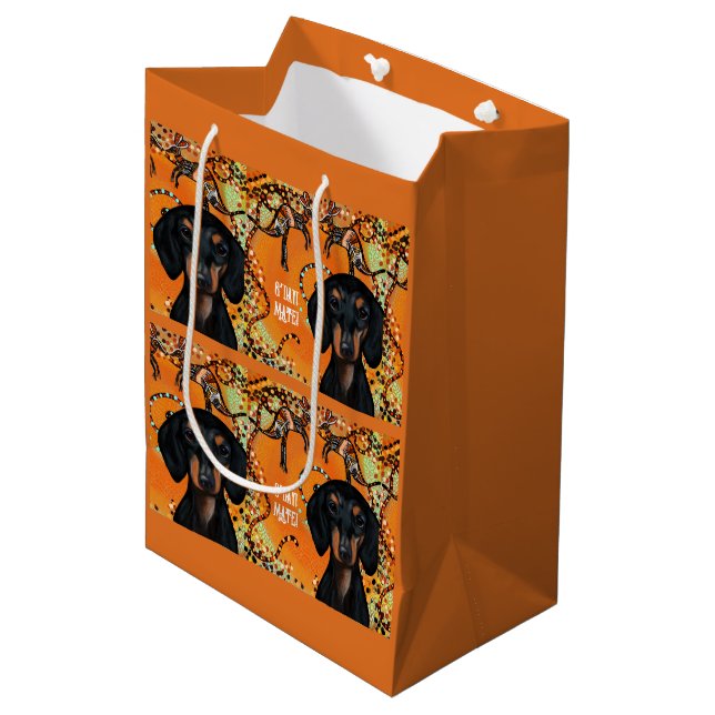 SAC CADEAU MOYEN ART AUSTRALIEN (Devant Angle)