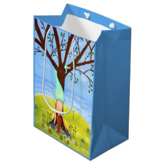 Sac Cadeau Moyen Art de sirène "hors d'eau"