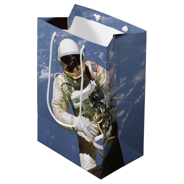 Sac Cadeau Moyen Astronaute américain (Devant Angle)