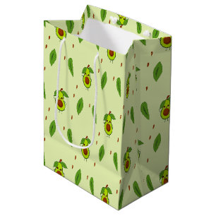 Sac Cadeau Moyen Avocat Cute kawaii vert