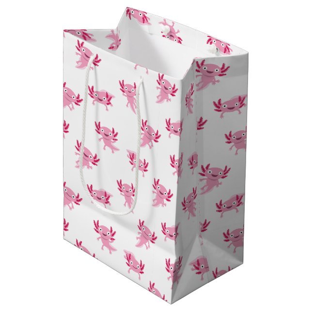 Sac Cadeau Moyen Axolotl (Devant Angle)
