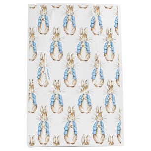 Sac Cadeau Moyen Baby shower Bleu Bunny