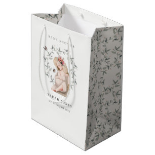 Sac Cadeau Moyen Baby shower de liage pour femmes élégantes