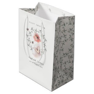 Sac Cadeau Moyen Baby shower de liage pour femmes élégantes