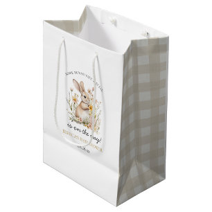 Sac Cadeau Moyen Baby shower de printemps pour Fleurs sauvages spéc