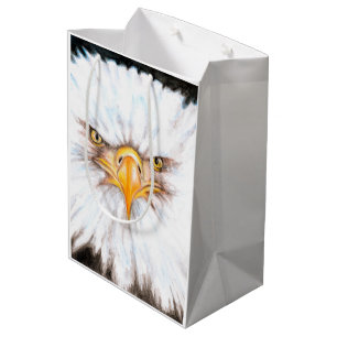 Sac Cadeau Moyen Bald Eagle Gaze