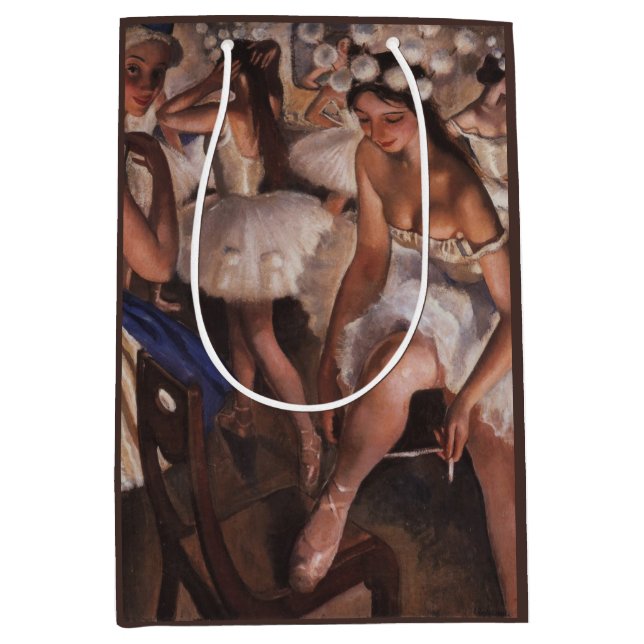 Sac Cadeau Moyen Ballerinas dans la salle à manger (par Serebriakov (Devant)
