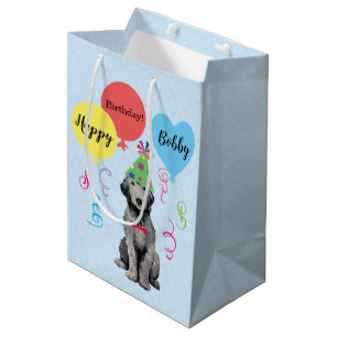 Sac Cadeau Moyen Ballons de fête d'anniversaire Bedlington Bac-cade