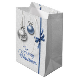 Sac Cadeau Moyen Ballons de Noël brillants et élégants