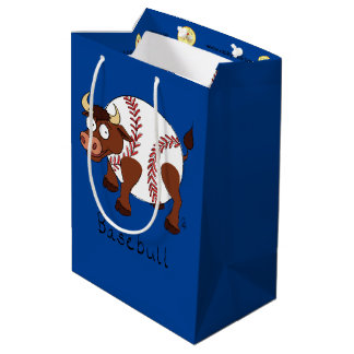 Sac Cadeau Moyen Baseball Bull Sports Drôles Enfants