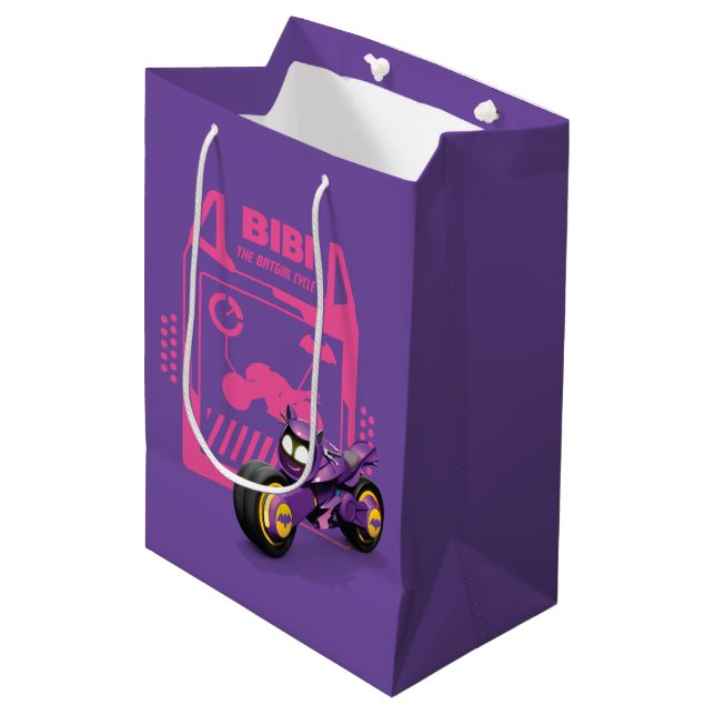 Sac Cadeau Moyen Batwheel™ Bibi - Le cycle Batgirl (Devant Angle)