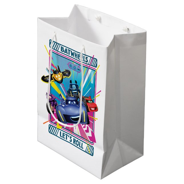 Sac Cadeau Moyen Batwheel™ - Roulons (Devant Angle)