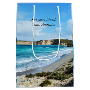 Sac Cadeau Moyen "Beauté capturée : Littoral Iconique Kangaroo Isla