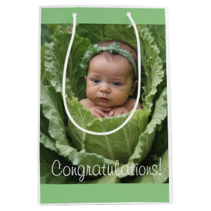 Sac Cadeau Moyen Bébé de patchs de chou