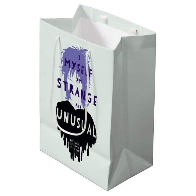 Sac Cadeau Moyen Beetlejus | Lydia Graphisme "étrange et inhabituel (Devant Angle)