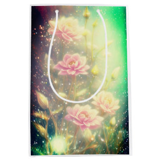 Sac Cadeau Moyen Belle fleur