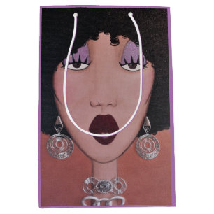 Sac Cadeau Moyen "Black Beauty Diva"