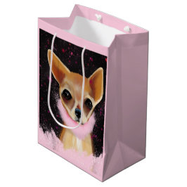 Sac Cadeau Moyen Bling Chihuahua