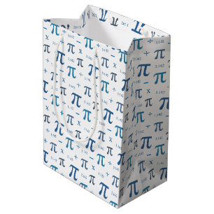 Sac Cadeau Moyen Blue PII 3.142 Mathématiques