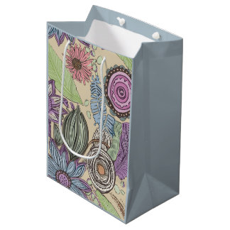 Sac Cadeau Moyen Bonheur Botanique