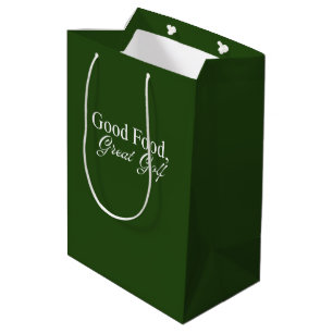 Sac Cadeau Moyen Bonne nourriture, excellent golf Clubhouse Deep