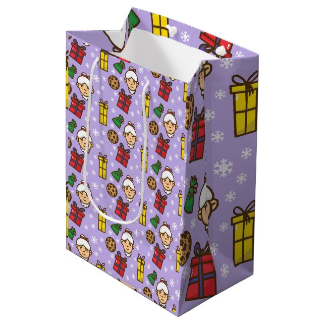 Sac Cadeau Moyen Bonté brillante (Devant Angle)