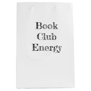 Sac Cadeau Moyen Book Club Energy Medium Cadeau