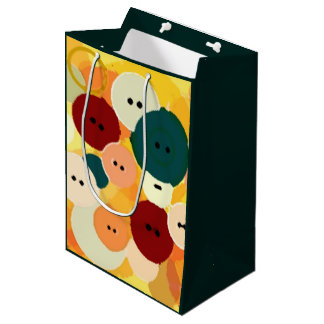 Sac Cadeau Moyen Boutons de coupe