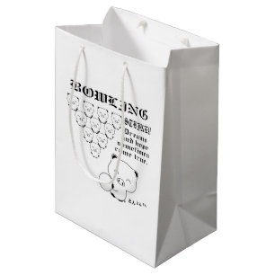 Sac Cadeau Moyen Bowling