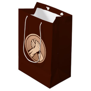 Sac Cadeau Moyen Bronze