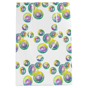Sac Cadeau Moyen Bulles de savon arc-en-ciel Iridescentes