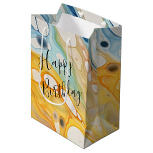 Sac Cadeau Moyen Bulles Liquides Anniversaires