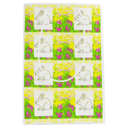 Sac Cadeau Moyen Bunnies Spring