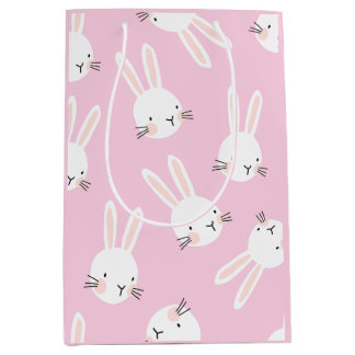 Sac Cadeau Moyen Bunny rose