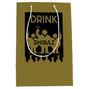 Sac Cadeau Moyen Buveurs de vin de Shiraz
