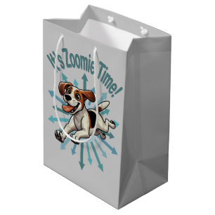 Sac Cadeau Moyen C’est Zoomie Time Medium Beagle Mutt