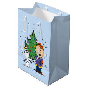 Sac Cadeau Moyen cacahuètes Noël