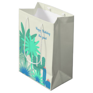 Sac Cadeau Moyen Cactus du désert du Sud-Ouest