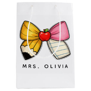 Sac Cadeau Moyen Cadeau personnalisé pour enseignant   Enseignant p