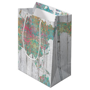 Sac Cadeau Moyen Carte II de Boho