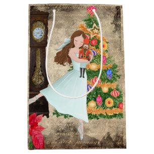 Sac Cadeau Moyen Casse-Noisette Clara Act I Christmas Eve